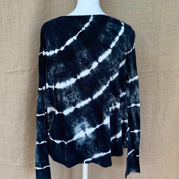 SOLD CLEARANCE PATRONS OF PEACE Boxy Oversized Tie Dye Top - Picture 8 of 13